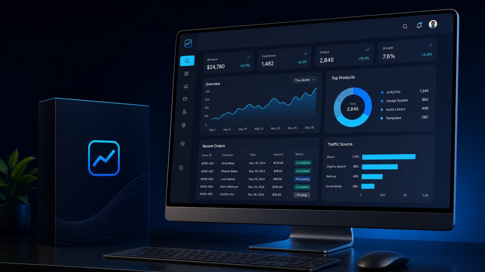DevDash - Admin Dashboard UI Kit